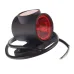 LAMPA OBRYSOWA BIAŁO-CZERW.-POM. DIODOWA NA WYSIĘG. PROSTYM, KRÓTKA, 12/24V