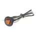 LAMPA OBRYSOWA POMARAŃCZOWA DIODOWA 1-LED, 12/24V