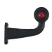 LAMPA OBRYSOWA BIAŁO-CZERWONA DIODOWA NA WYSIĘGNIKU ŁAMANYM,PRAWA DŁUGA,12/24V
