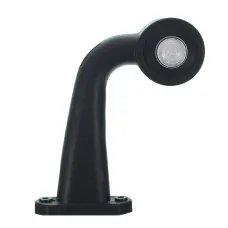 HORPOL LD366P — LAMPA OBRYSOWA BIAŁO-CZERWONA DIODOWA NA WYSIĘGNIKU ŁAMANYM,PRAWA DŁUGA,12/24V