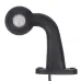 LAMPA OBRYSOWA BIAŁO-CZERWONA DIODOWA NA WYSIĘGNIKU ŁAMANYM,LEWA KRÓTKA,12/24V