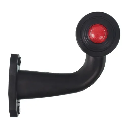 LAMPA OBRYSOWA BIAŁO-CZERWONA DIODOWA NA WYSIĘGNIKU ŁAMANYM,PRAWA KRÓT.,12/24V