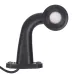 LAMPA OBRYSOWA BIAŁO-CZERWONA DIODOWA NA WYSIĘGNIKU ŁAMANYM,PRAWA KRÓT.,12/24V
