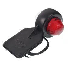 HORPOL LD368P — LAMPA OBRYSOWA BIAŁO-CZERWONA DIODOWA WISZĄCA, PRAWA, 12/24V