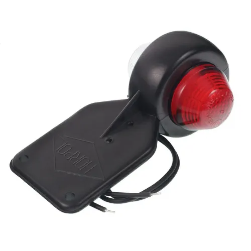 LAMPA OBRYSOWA BIAŁO-CZERWONA DIODOWA WISZĄCA, PRAWA, 12/24V