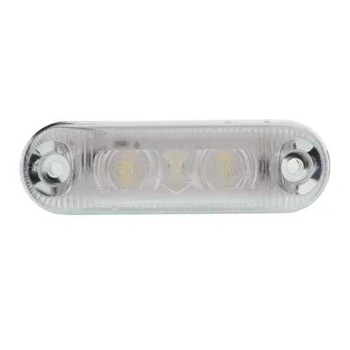 LAMPA OBRYSOWA BIAŁA DIODOWA OWALNA 12/24V