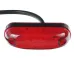 LAMPA OBRYSOWA CZERWONA DIODOWA OWALNA,12/24V