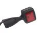 LAMPA OBRYSOWA BIAŁO-CZERWONA DIODOWA WISZĄCA, LEWA, 12/24V