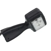 LAMPA OBRYSOWA BIAŁO-CZERWONA DIODOWA WISZĄCA , PRAWA, 12/24V