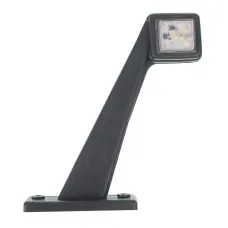 HORPOL LD442P — LAMPA OBRYSOWA BIAŁO-CZERWONA DIODOWA NA WYSIĘGNIKU UKOŚNYM, PRAWA, 12/24V