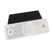 LAMPA OBRYSOWA BIAŁA DIODOWA Z UCHWYTEM, 12/24V, BEZ RAMKI