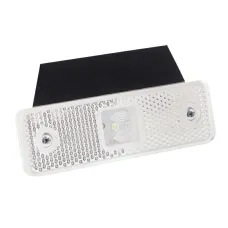 HORPOL LD499 — LAMPA OBRYSOWA BIAŁA DIODOWA Z UCHWYTEM, 12/24V, BEZ RAMKI