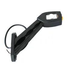 HORPOL LD518L — LAMPA OBRYSOWA BIAŁO-CZERW.-POM. DIODOWA NA WYSIĘG. UKOŚNYM, LEWA, DŁUGA, 12/24V