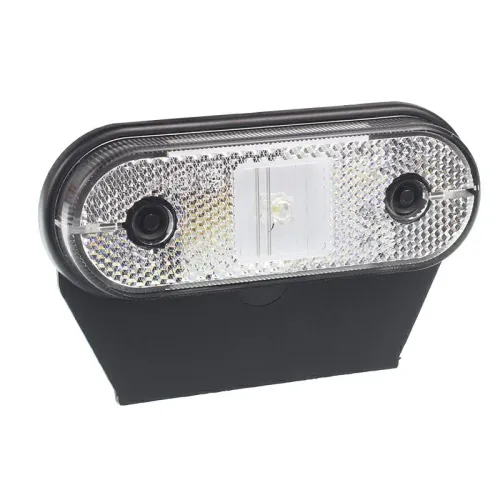 LAMPA OBRYSOWA BIAŁA DIODOWA Z UCHWYTEM, 12/24V