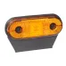 LAMPA OBRYSOWA POMARAŃCZOWA DIODOWA Z UCHWYTEM, 12/24V