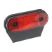 LAMPA OBRYSOWA CZERWONA DIODOWA Z UCHWYTEM, 12/24V
