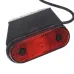 LAMPA OBRYSOWA CZERWONA DIODOWA Z UCHWYTEM, 12/24V
