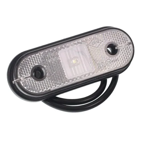 LAMPA OBRYSOWA BIAŁA DIODOWA Z ODBL. 12/24V