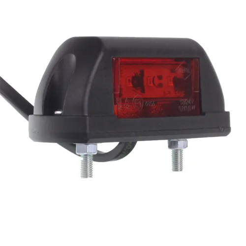 LAMPA OBRYSOWA BIAŁO-CZERWONA DIODOWA 12/24V