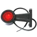 LAMPA OBRYSOWA BIAŁO-CZERWONA DIODOWA NA WYSIĘGNIKU PROSTYM, L/P DŁUGA,12/24V