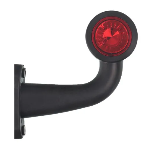 LAMPA OBRYSOWA BIAŁO-CZERWONA DIODOWA NA WYSIĘGNIKU ŁAMANYM,PRAWA KRÓT. 12/24V