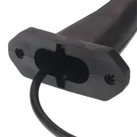 LAMPA OBRYSOWA BIAŁO-CZERWONA DIODOWA NA WYSIĘGNIKU ŁAMANYM,LEWA DŁUGA,12/24V