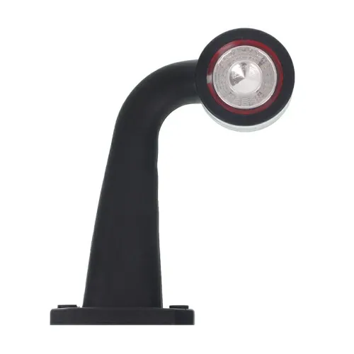 LAMPA OBRYSOWA BIAŁO-CZERWONA DIODOWA NA WYSIĘGNIKU ŁAMANYM,PRAWA DŁUGA,12/24V
