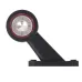 LAMPA OBRYSOWA BIAŁO-CZERWONA DIODOWA NA WYSIĘGNIKU UKOŚNYM,LEWA KRÓTKA,12/24V