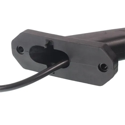 LAMPA OBRYSOWA BIAŁO-CZERWONA DIODOWA NA WYSIĘGNIKU UKOŚNYM,PRAWA KRÓT. 12/24V