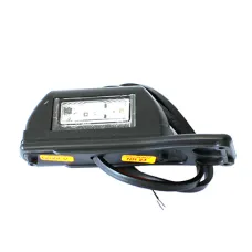 HORPOL LD731P — LAMPA OBRYSOWA BIAŁO-CZERWONA DIODOWA Z WIESZAKIEM, PRAWA, 12/24V