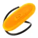 LAMPA OBRYSOWA POMARAŃCZOWA DIODOWA OWALNA, BEZ UCHWYTU, Z ODBL, 12/24V - MB