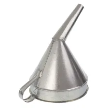 POLSKA PRODUKCJA LEJ005 — LEJEK DO PALIWA METALOWY KRZYWY DUŻY - FI 230MM, H1/H2=190/195MM