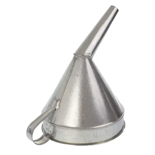 LEJEK DO PALIWA METALOWY KRZYWY DUŻY - FI 230MM, H1/H2=190/195MM