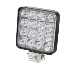 GMP LLP16MINI — LAMPA ROBOCZA LEDOWA PROSTOKĄTNA, 16 LED MINI, 10-36V, 83X83X20 MM, OBUDOWA ALUM...