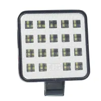 LAMPA ROBOCZA HALOGEN LED, 19 LED MINI, KWADRATOWA, 10-36V, 83X83X20 MM, OBUDOWA ALUM.