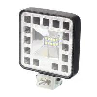 LAMPA ROBOCZA HALOGEN LED, 23 LED MINI, KWADRATOWA, 10-36V, 83X83X20 MM, OBUDOWA ALUM.