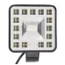 LAMPA ROBOCZA HALOGEN LED, 23 LED MINI, KWADRATOWA, 10-36V, 83X83X20 MM, OBUDOWA ALUM.