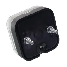 HORPOL LO 093 — LAMPA OBRYSOWA BIAŁA KWADRATOWA, Z ODBLASKIEM, 12/24V