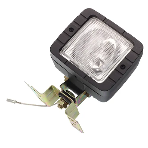 LAMPA ROBOCZA PROSTOKĄTNA PLASTIKOWA ŻARÓWKA, 12V, 55W/70W