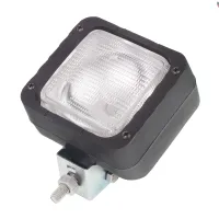 LAMPA ROBOCZA PROSTOKĄTNA PLASTIKOWA ŻARÓWKA, 12V, 55W/70W