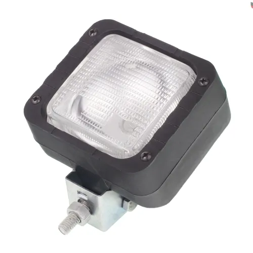 LAMPA ROBOCZA PROSTOKĄTNA PLASTIKOWA ŻARÓWKA, 12V, 55W/70W