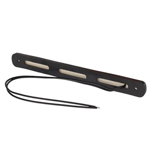 LAMPA OŚWIETLENIA WNĘTRZA 12-LED KLOSZ PRZEZROCZYSTY, SREBRNA RAMKA, 12V