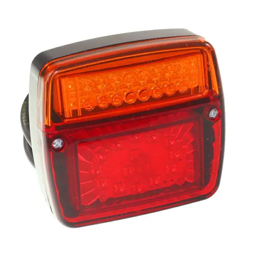 LAMPA TYLNA ZESP. 2-SEGM. L/P PRZYCZEPKA DIODOWA, WĘŻSZA, 12/24V