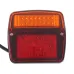 LAMPA TYLNA ZESP. 2-SEGM. L/P PRZYCZEPKA DIODOWA, WĘŻSZA, 12/24V