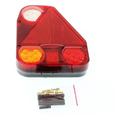 HORPOL LZD774 — LAMPA TYLNA ZESP. PRAWA (LAMPA COFANIA) Z TRÓJKĄTEM, 12/24V, DIODOWA - NACZEPY