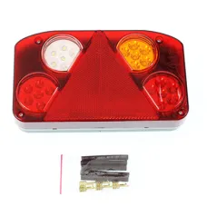 HORPOL LZD844 — LAMPA TYLNA ZESP. PRAWA (BEZ PODŚW.) Z TRÓJKĄTEM, 12/24V, DIODOWA - NACZEPY