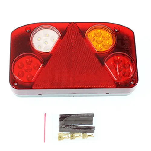 LAMPA TYLNA ZESP. PRAWA (BEZ PODŚW.) Z TRÓJKĄTEM, 12/24V, DIODOWA - NACZEPY