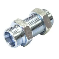 ZŁĄCZKA M16X1,5/M16X1,5 (GRODZIOWA) Z PRZECIWNAKRĘTKĄ BB 16/16