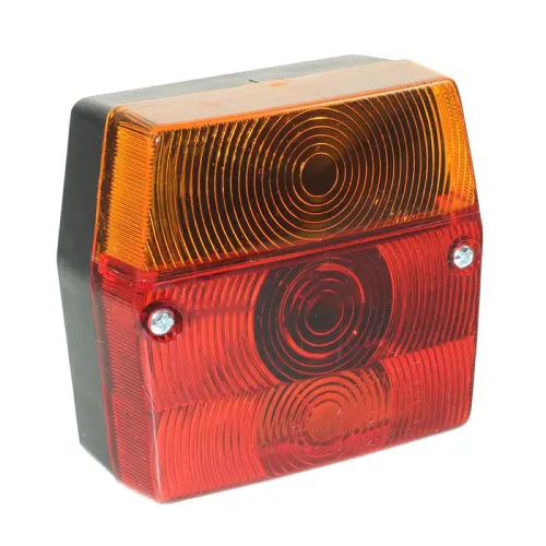 LAMPA TYLNA ZESP. 2-SEGM. LEWA PRZYCZEPKA KWADRATOWA, OŚWIETLENIE TABLICY REJESTRACYJNEJ BEZ PRZEWODU
