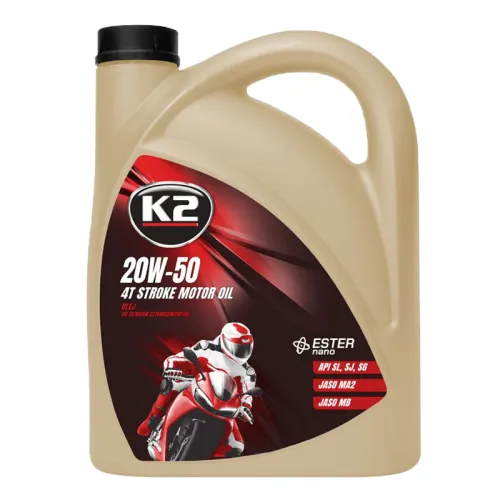 OLEJ SILNIKOWY 20W-50 SL/SJ/SG, MA2/MB4T - 4L - K2 STROKE MOTOR OIL